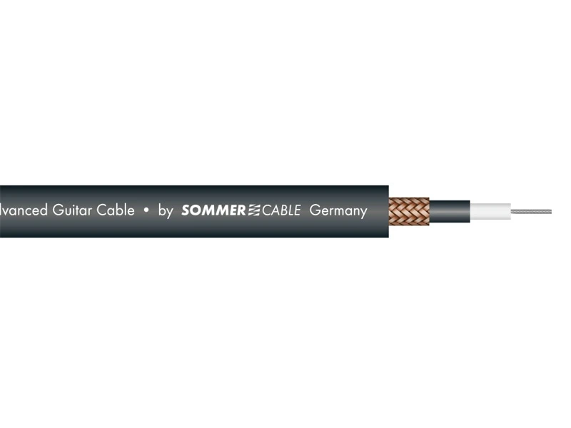 1מ'; כבל גיטרה שחור SOMMER SC-SPIRIT
