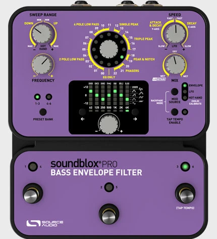 אפקט פילטר פרו לבס Soundblox Pro Bass Envelope Filter
