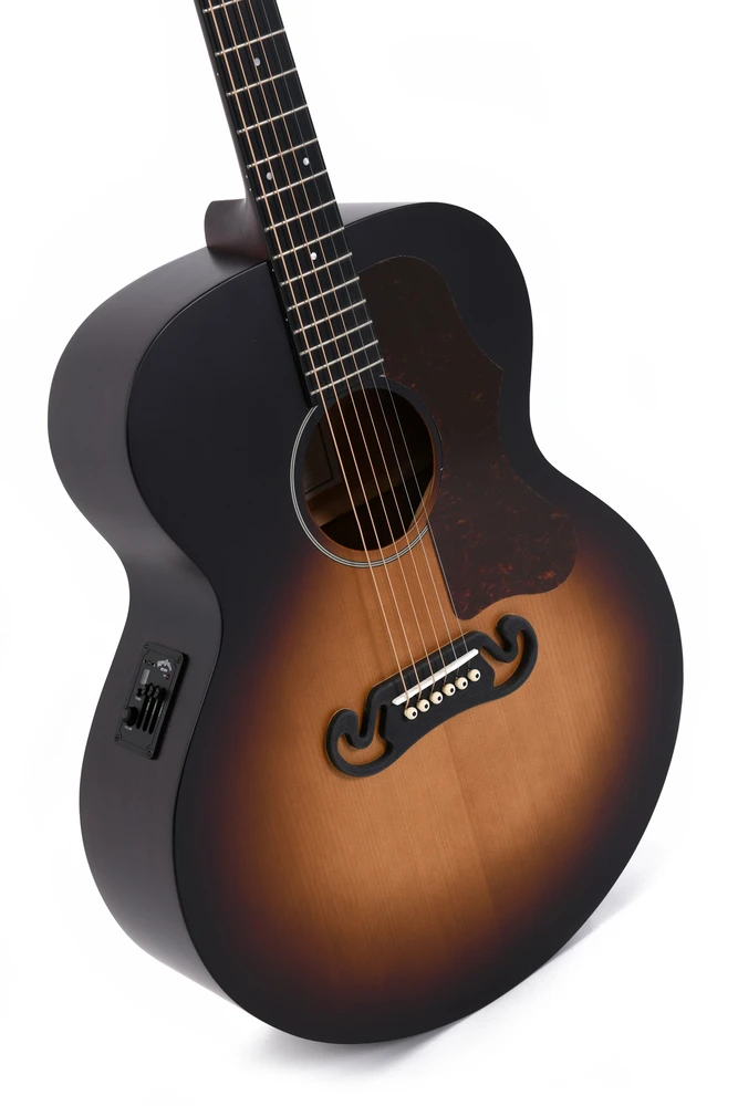 גיטרה אקוסטית ג';מבו מוגברת SIGMA GJM-SGE