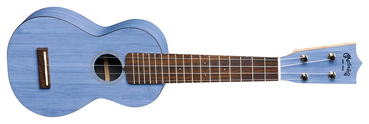 יוקללה סופרן MARTIN Ukulele 0X Bamboo Blue