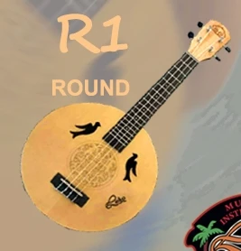 יוקללה קונצרט עגולה כולל נרתיק ALEHO LHUC-R1 ROUND