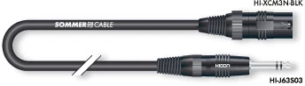כבל 10 מטר XLR זכר מאוזן - SOMMER PL STEREO