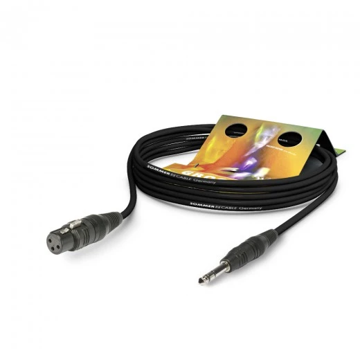 כבל 10 מטר XLR נקבה מאוזן - SOMMER PL STEREO