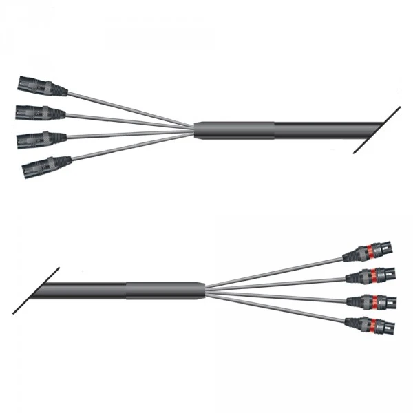 מולטיכבל 4 ערוצים 3 מ'; SOMMER XLR-XLR QMHP-M04/00-0300