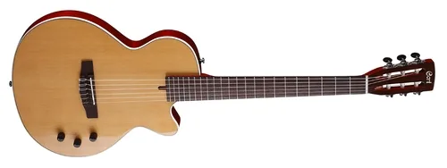 גיטרה קלאסית מוגברת ללא נפח נרתיק CORT Sunset NC II NAT