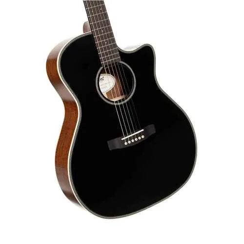 גיטרה אקוסטית מוגברת CORT ES-GA4 SPECIAL BTSG Grand Auditorium Cutaway Torrefied Solid Adirondack Spruce top