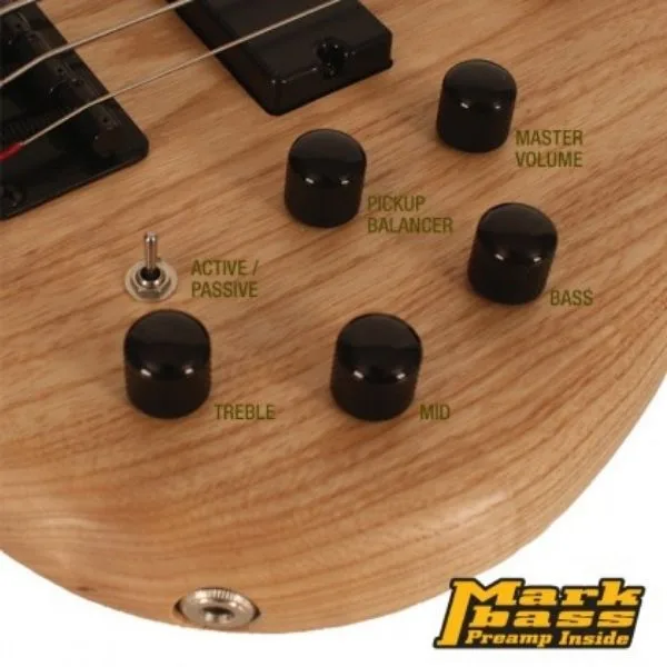 גיטרה בס אקטיבית CORT Action Bass Deluxe AS opn