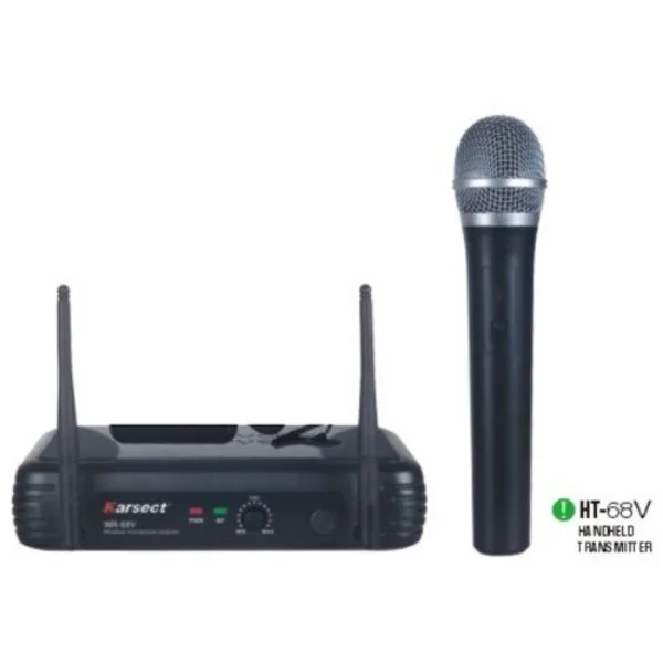 מיקרופון אלחוטי ידני KASECT WR-68V/HT218 VHF Kasect