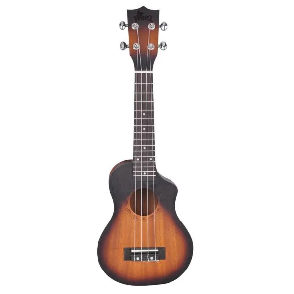 יוקללה סופרן + נרתיק Vivaldi auo7LC-21 Cutway Sunburst