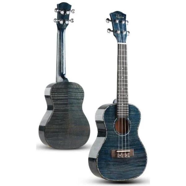 יוקללה קונצרט ROMEO EXCELLENCE UK-4300BL-24 Flame Top Aloha