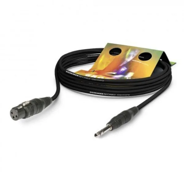 כבל 10 מטר XLR נקבה SOMMER PL STEREO