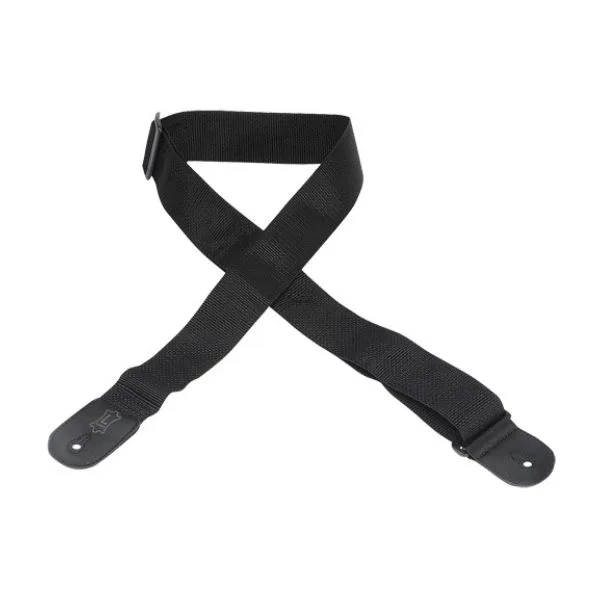 רצועה שחורה לגיטרה LEVY';S M8POLY-BLK