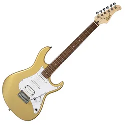 גיטרה חשמלית CORT G250 CHAMPAGNE GOLD METALLIC HSS