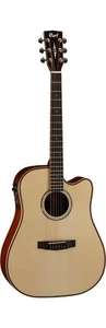 גיטרה אקוסטית מוגברת כולל ארגז CORT AS-M4 NAT