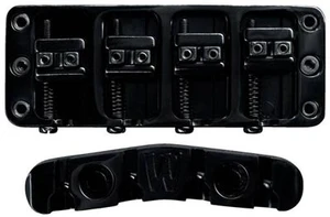 גשר + מחזיק מתרים לבס 4 מיתרים שחור WARWICK 30115B