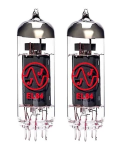 זוג מנורות מתואמות מגבר JJ EL84
