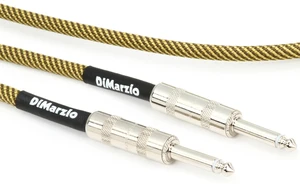 כבל לגיטרה דימרציו וינטג' טוויד 18 פיט DIMARZIO with Switchcraft plugs