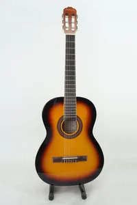גיטרה קלאסית  נרתיק גימור מבריק GRANADA GC39B-SB SUNBURST