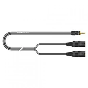 כבל סטריאו 2.5 מטר 2 XLR לסוני קטן SOMMER ON9V-0250-SW