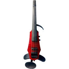 כינור חשמלי 5 מיתרים NS Design WAV5-VN-TR Transparent Red
