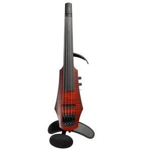 כינור חשמלי NS Design WAV4-VN-TR Transparet Red