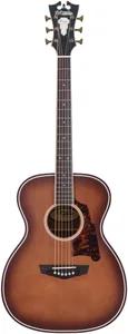 גיטרה אקוסטית מוגברת DAngelico PREMIER TAMMANY CARAMEL BURST CUTAWAY