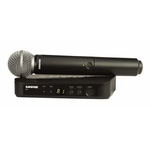 סט אלחוטי  מיקרופון ידני SHURE BLX SM58